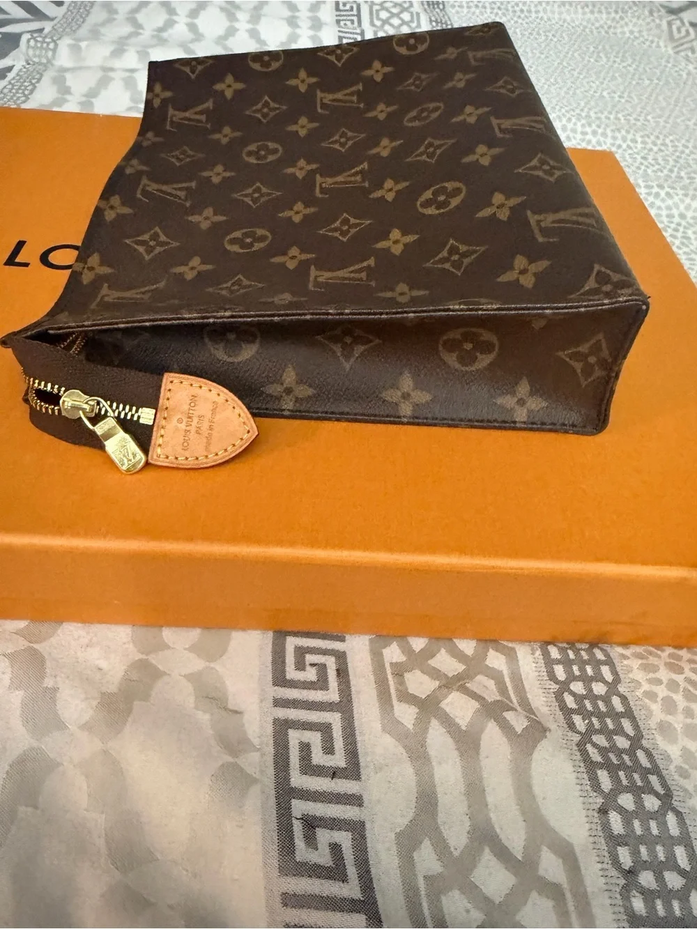 Louis Vuitton Brown Monogram Canvas Toiletry Pouch